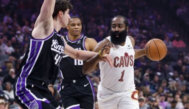 James Harden scores 23 points, delivers winning debut for Cavs