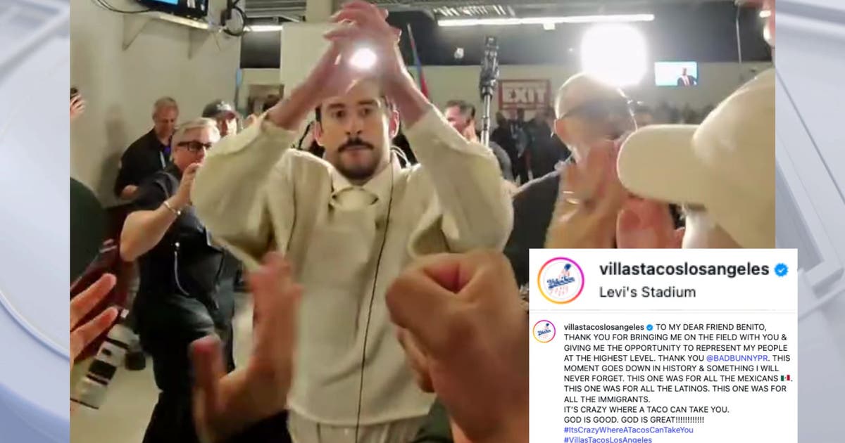 Villa's Tacos, popular LA food spot, appears in Bad Bunny's Super Bowl halftime show