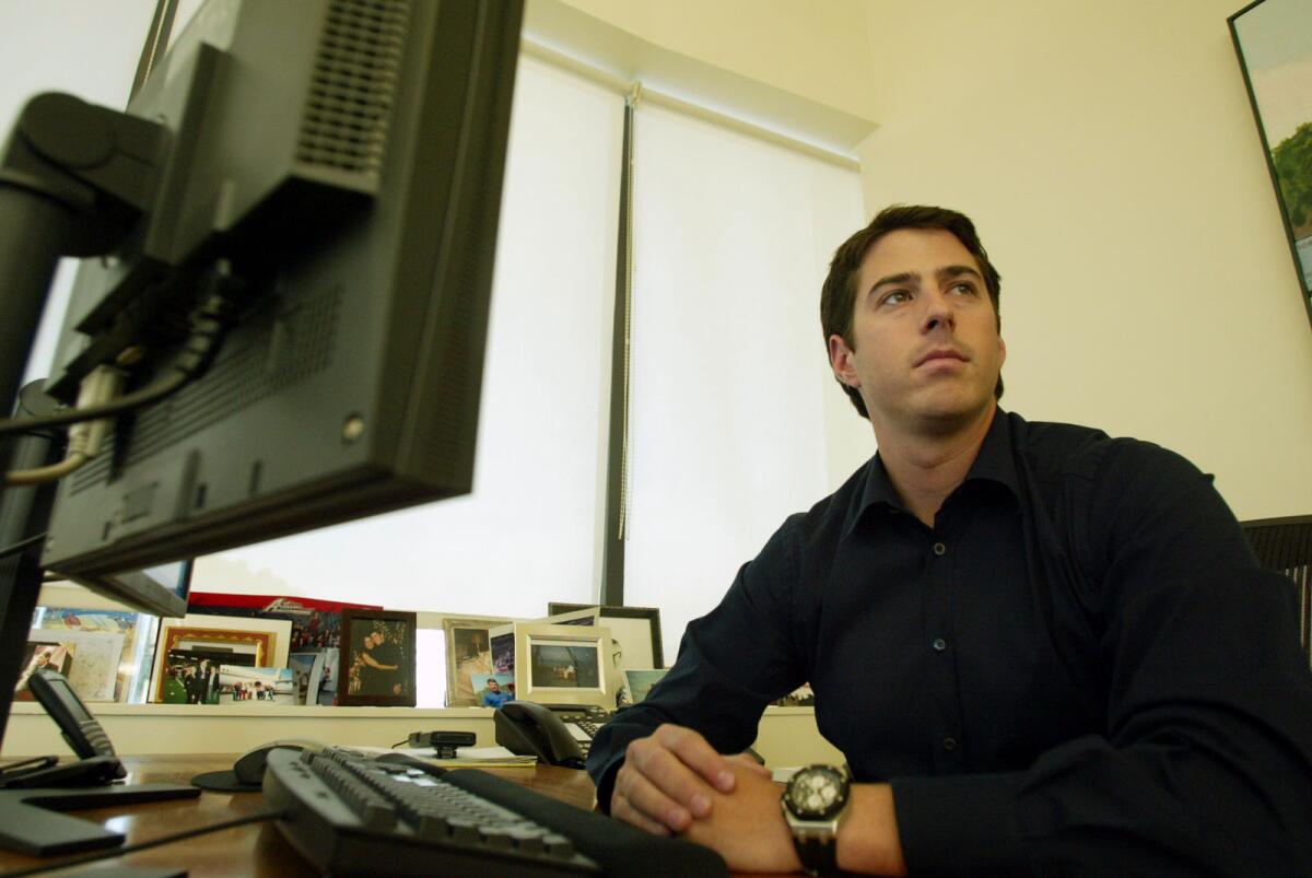 Casey Wasserman, 28 year-old owner of the LA Avengers is positioned to become the next local owner of an NFL team in LA.