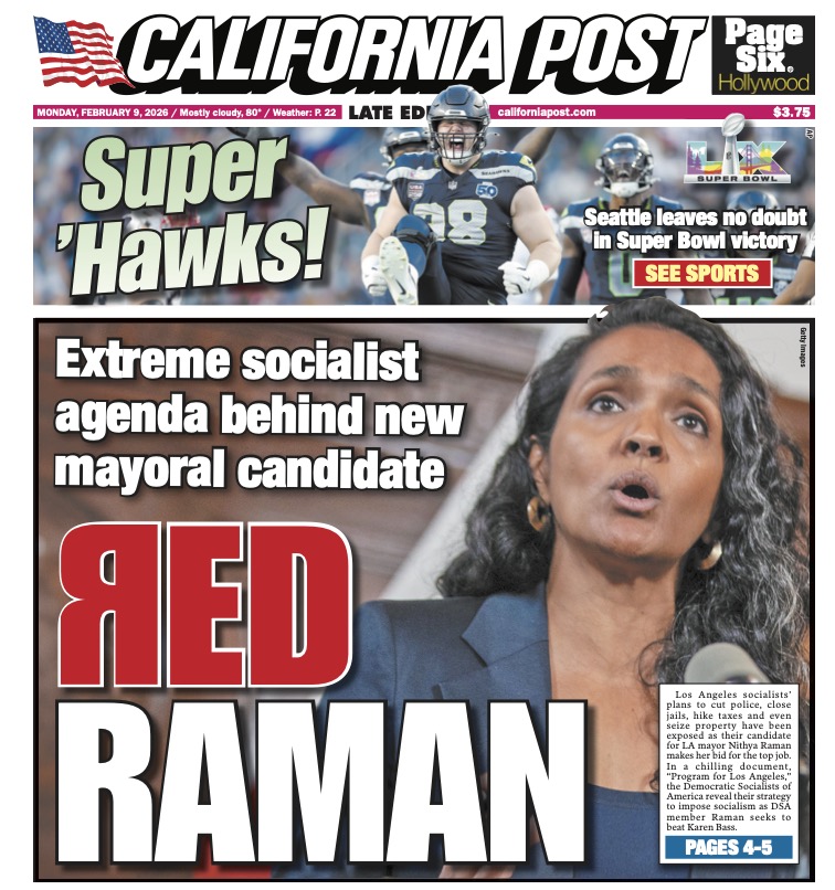 California Post Cover for February 9, 2026