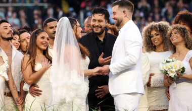 SoCal couple weds during Bad Bunny's Super Bowl Halftime Show