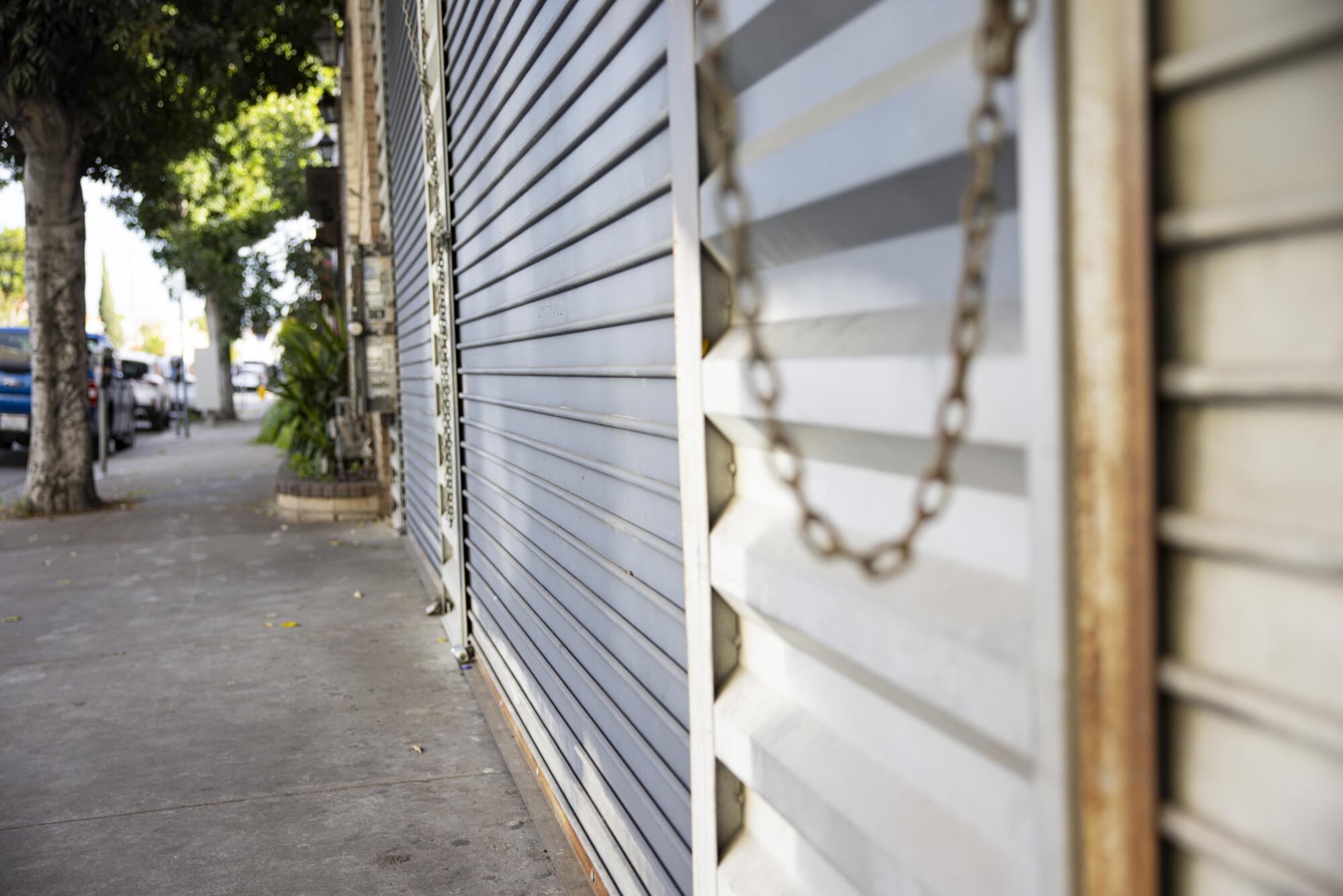 The now-closed location of Sun Packing in the Fashion District.