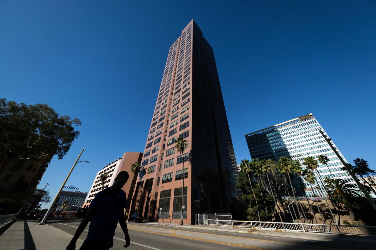 Jamison Properties is converting this office high-rise on the edge of downtown Los Angeles into housing.