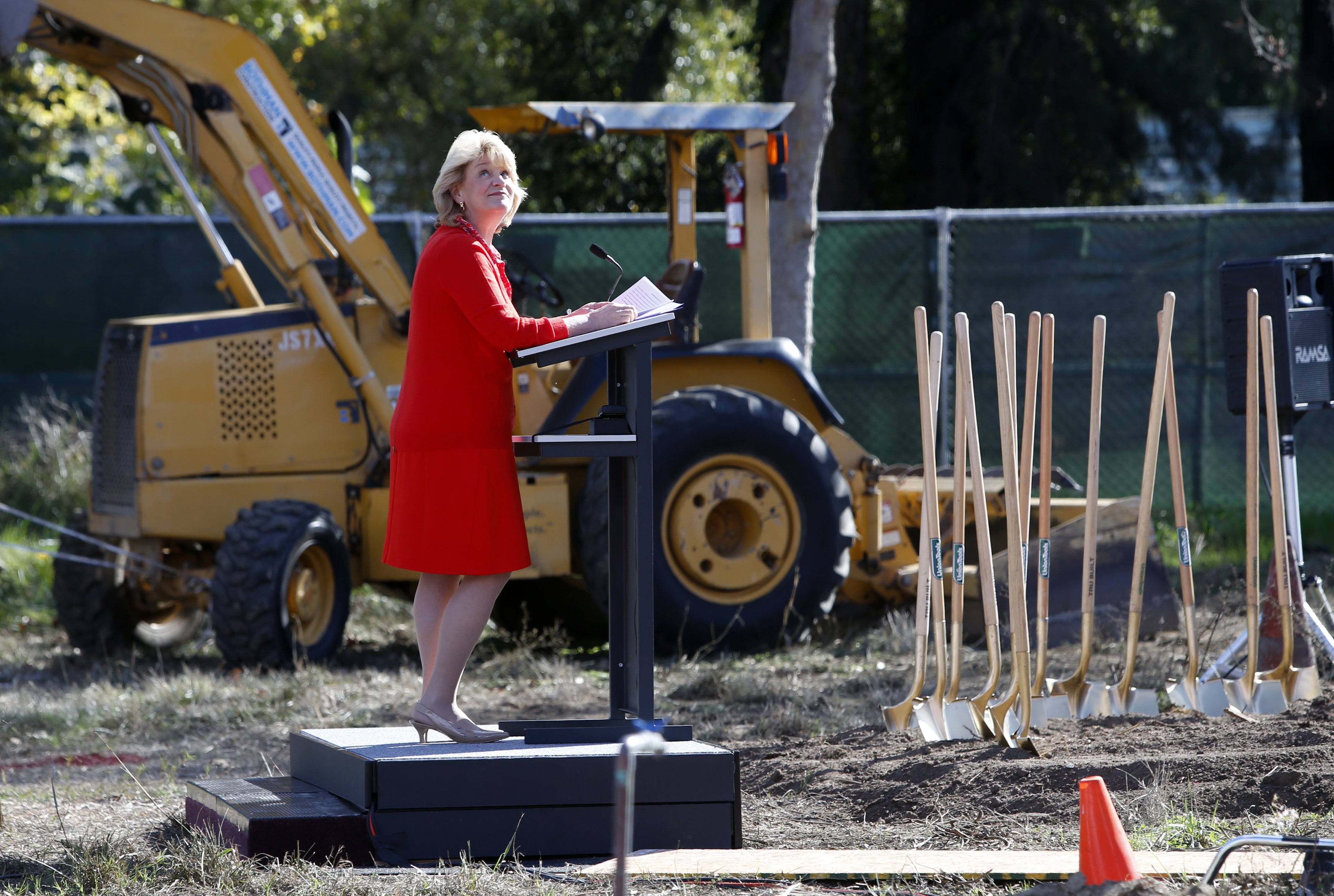 Marilee Jennings, executive director of the Children’s Discovery Museum, waits...