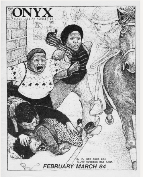 From the GLBT Historical Society Periodicals Collection: Onyx: Black Lesbian Newsletter - San Francisco Bay Times