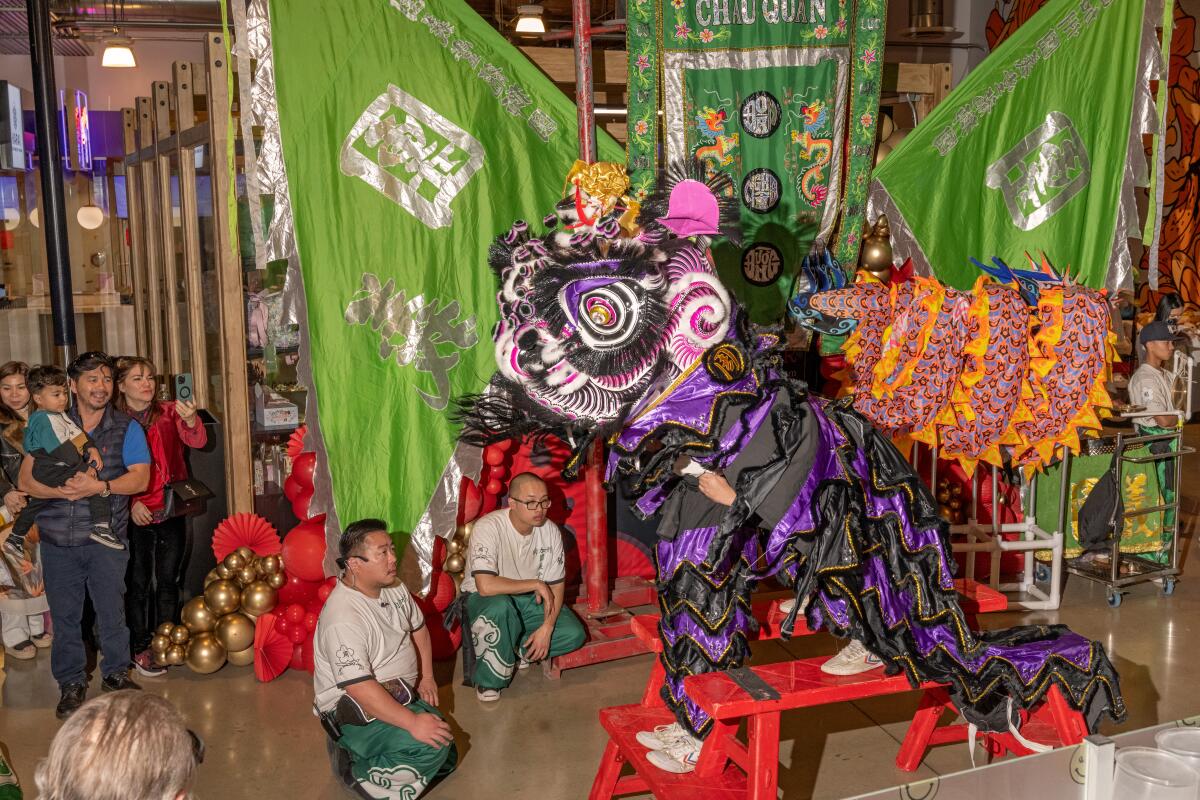 Rodeo 39 celebrates Lunar New with lion dance performances and lucky red envelope giveaways.