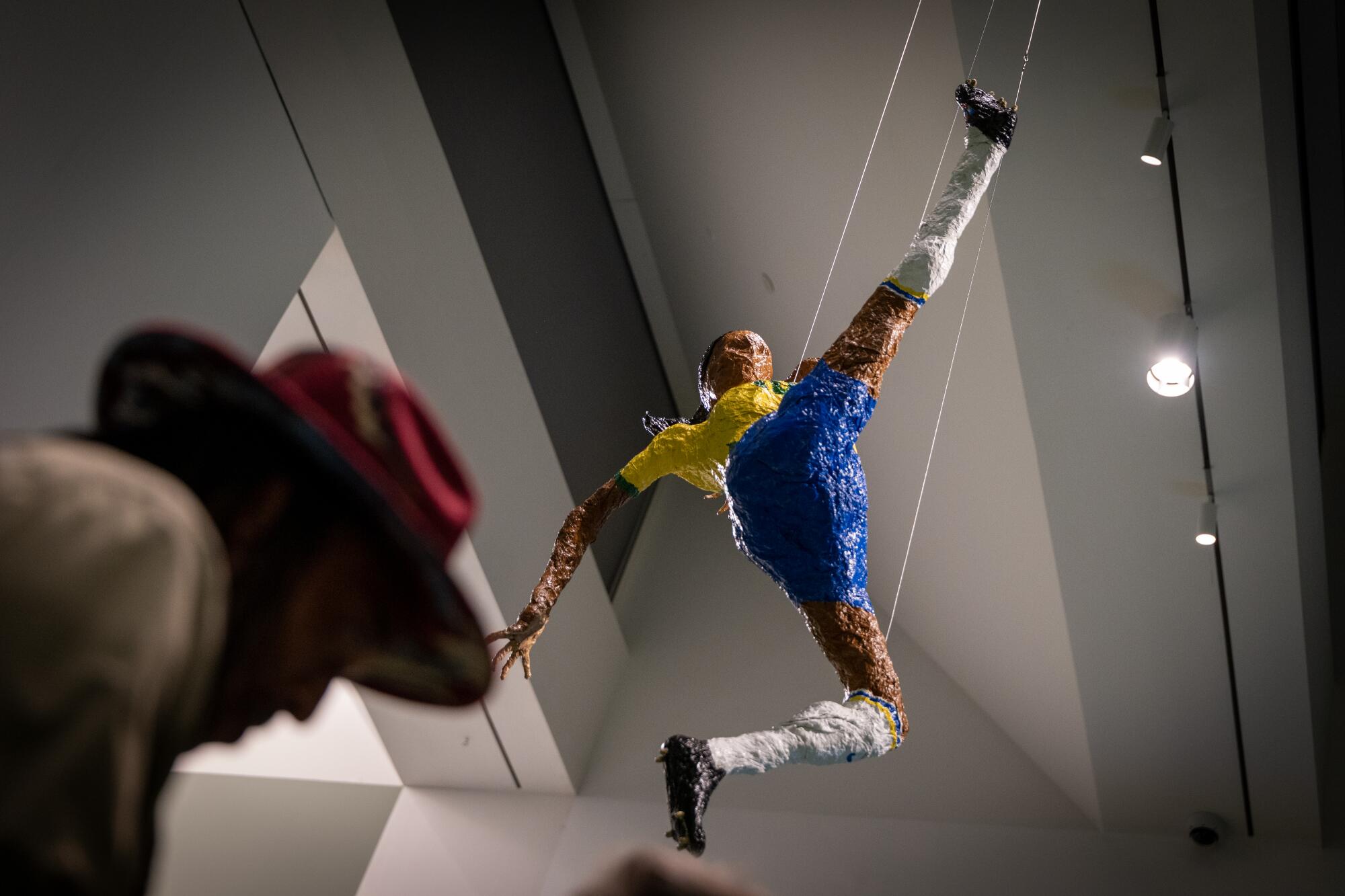 Suspended artwork of Marta Vieira da Silva.