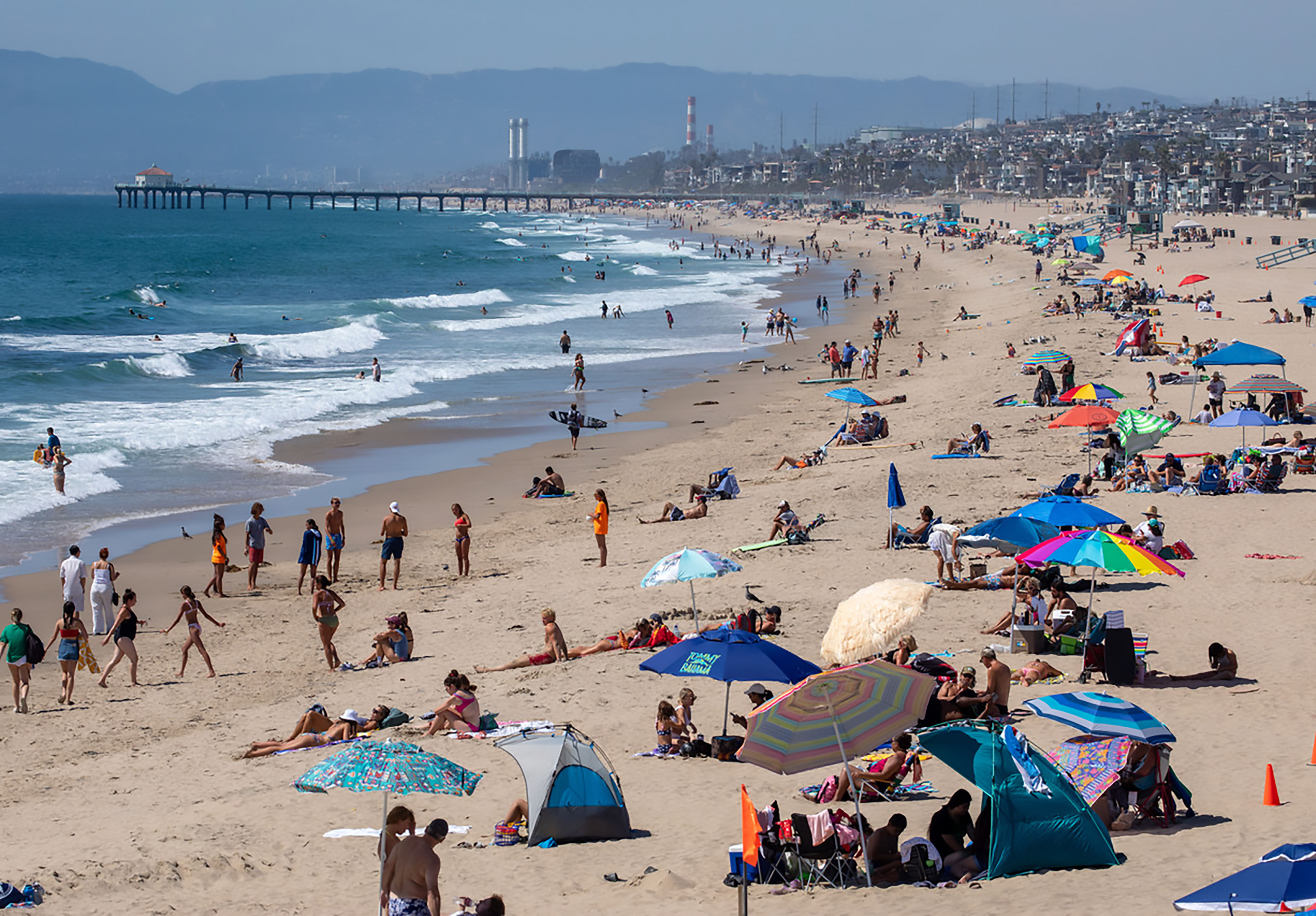 High temperatures moved through the region this week bringing crowds...