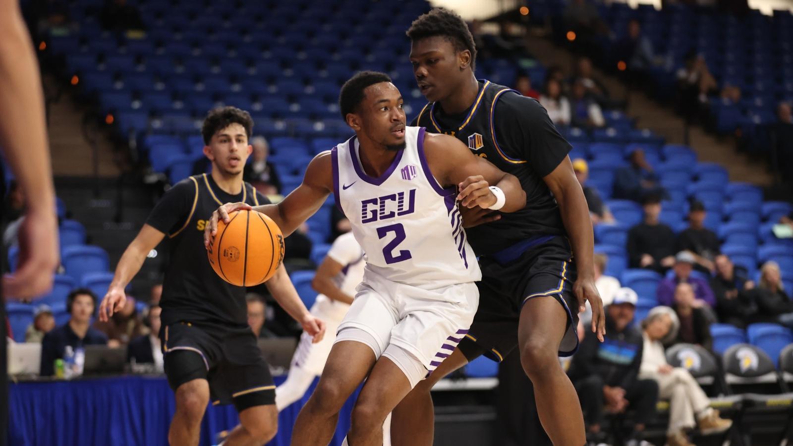 San Jose, CA  Feb.14,  2026:  Then Lopes top San Jose State 79-94 at Provident Credit Union Event Center in San Jose, CA.   David Kadlubowski/GCU