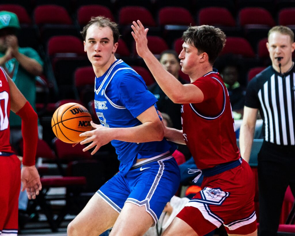 Freshmen combine for all but six points as Air Force basketball falls at Fresno State
