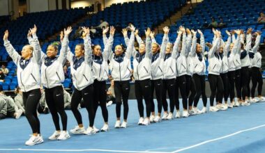 Gymnastics Scores 195.675 at San José State