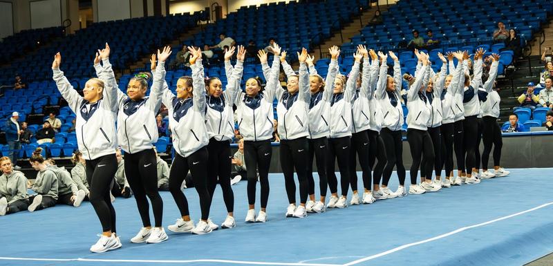 Gymnastics Scores 195.675 at San José State
