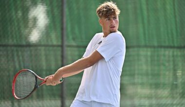 MEN’S TENNIS FALLS ON THE ROAD AT PACIFIC, 5-2