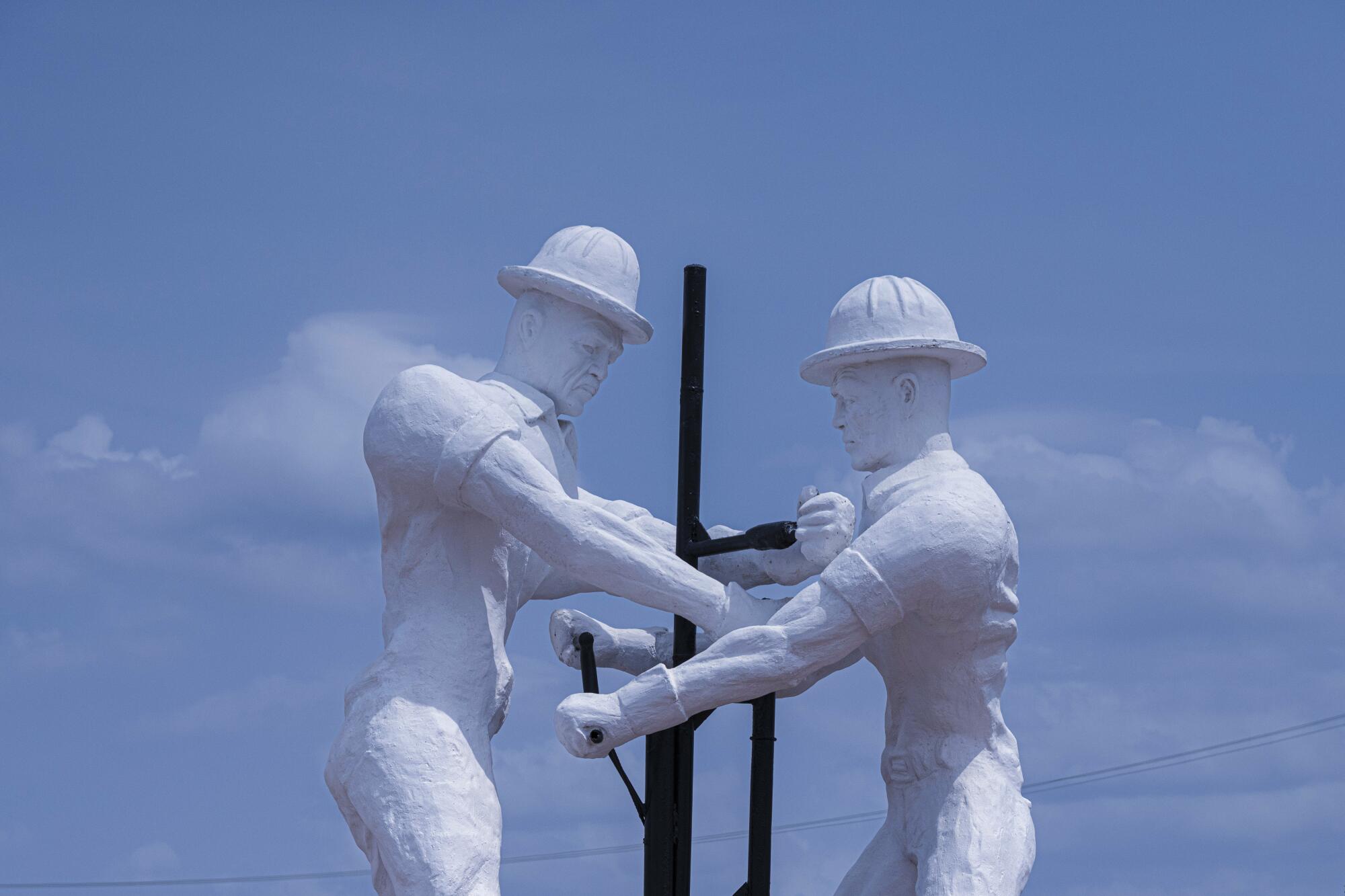 Monument to the oil workers in Cabimas, Venezuela.