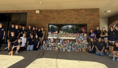 Junior Optimists say Thank You to Coronado for tackling hunger