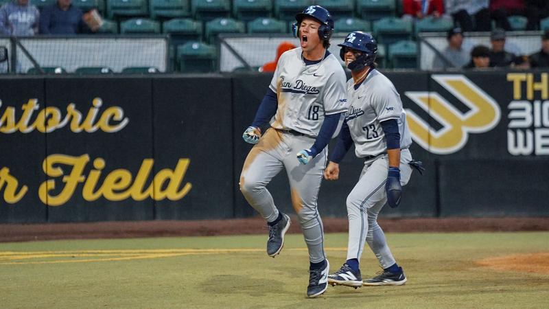 San Diego Baseball Outlasts Long Beach State in Extra-Innings Win