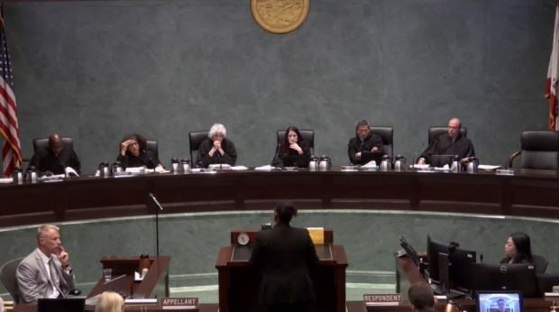 The California Supreme Court hears oral arguments on Wednesday, June 4, 2025 on a case regarding the California Public Utilities Commission's decision in Dec. 2022 to revise Net Energy Metering rules for solar installations in the state. (Supreme Court of California webcast)