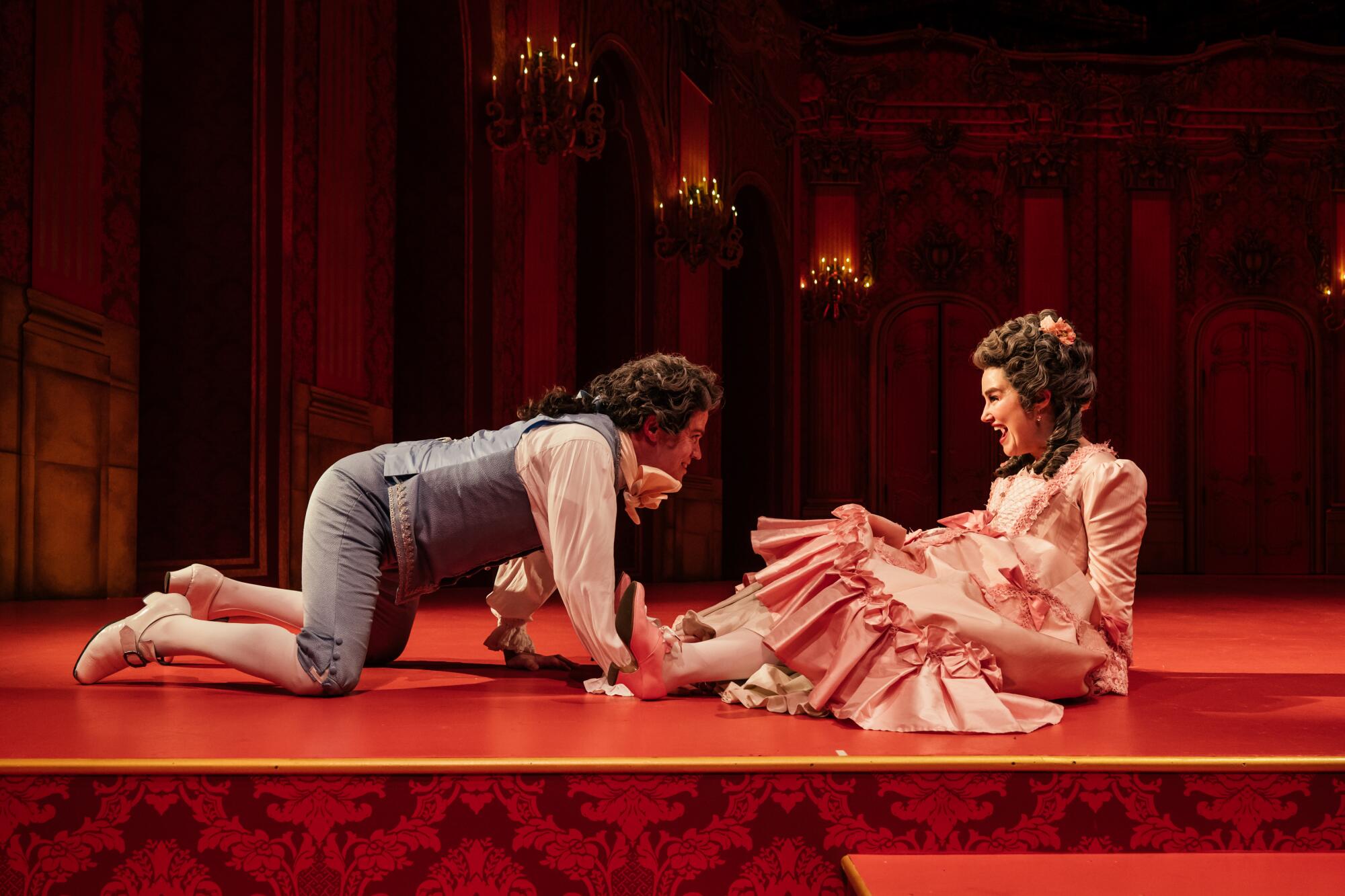 AMADEUS at Pasadena Playhouse - Sam Clemmett and Lauren Worsham