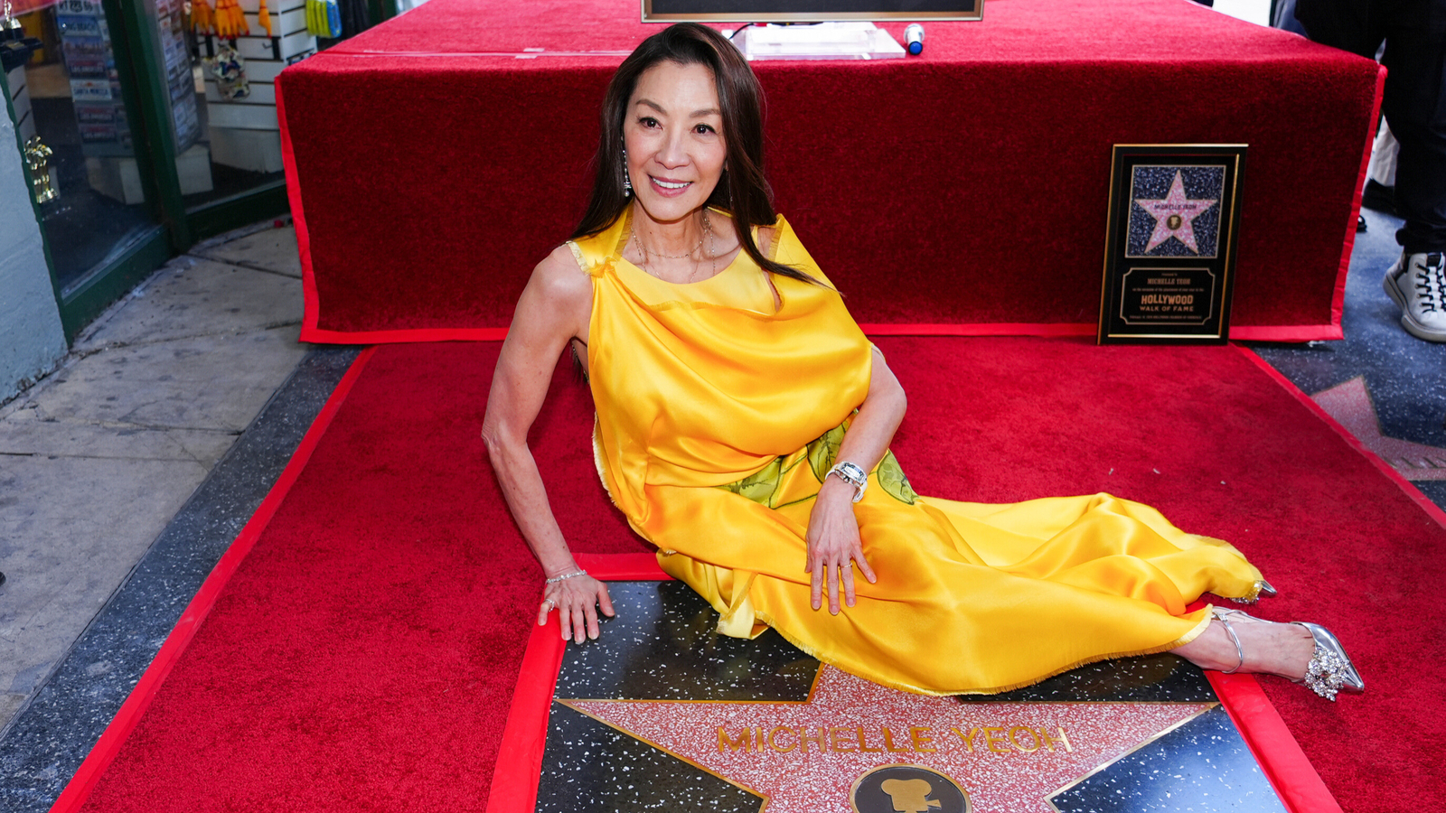 Michelle Yeoh honored with star on Hollywood Walk of Fame: 'I'm so psyched'