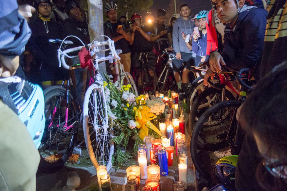 Ghost bike placement tonight for pregnant woman killed in Playa, and memorial ride Sunday for Long Beach hit-and-run victim