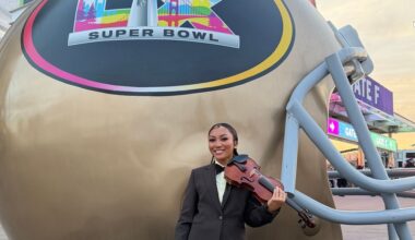 Super Bowl Halftime Show Violinist Rose Crelli