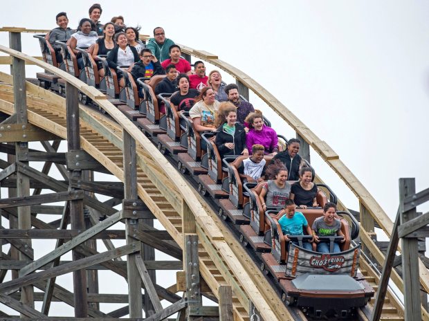 The GhostRider roller coaster at Knotts' Berry Farm. (Photo by Michael Goulding, Orange County Register/SCNG)