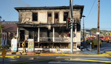 Vacant San Pedro Church Building Burns as Site Awaits Housing Project -