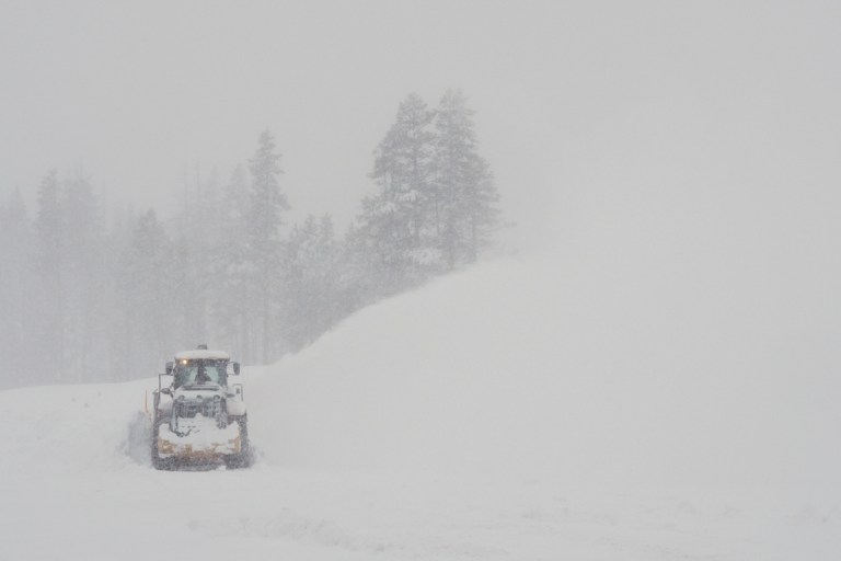 California faces a new storm threat on Sunday, adding to staggering snowfall totals