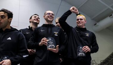 Oakland Women Extend Lead, Men Set Relay Record on Day Two