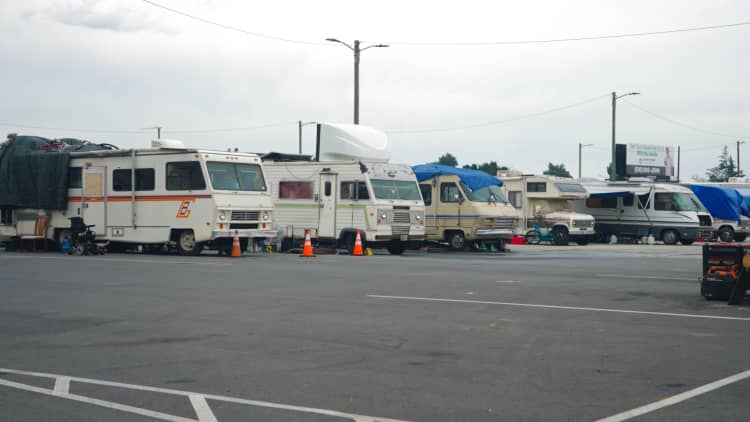 California's housing crisis has turned RVs into rental properties
