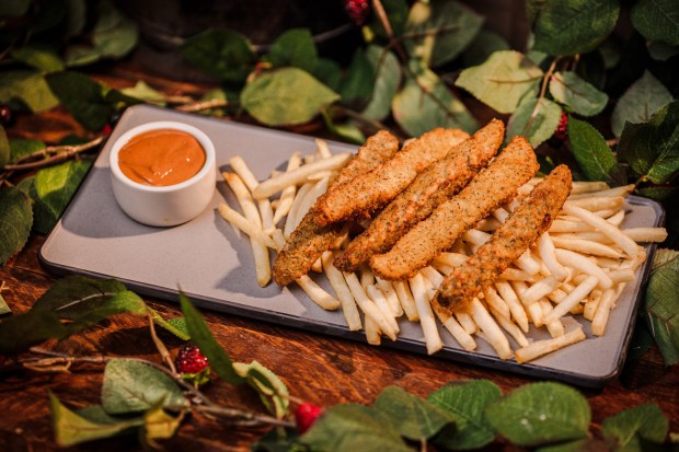 Knott's Boysenberry Festival A La Carte menu items available at Strictly-On-A-Stick. (Courtesy of Knott's Berry Farm)