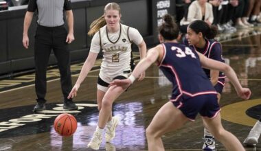 Luehring Scores 31 as Golden Grizzlies Score Comeback Win over Colonials