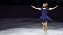 Alysa Liu of Team United States performs in the Women Single Skating routine during a Figure Skating Exhibition Gala.