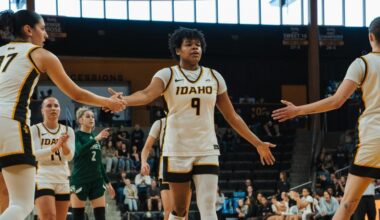 Dos Santos secures 5th double-double as Idaho Tops Sacramento State