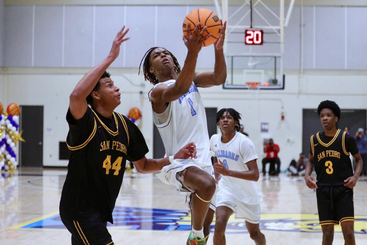 Freshman Phillip Reed was in dominant form for Palisades in the City Section Open Division semifinals.