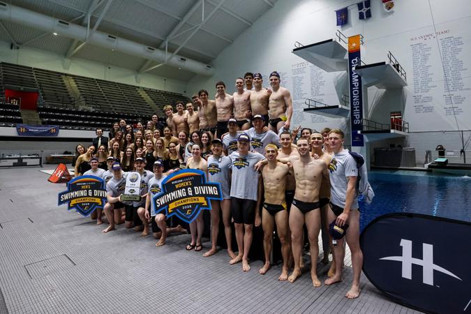 Oakland Swim and Dive Stay Perfect in Horizon League Championship Sweep