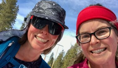 Sisters Caroline Sekar, left, and Liz Clabaugh. Pic: AP