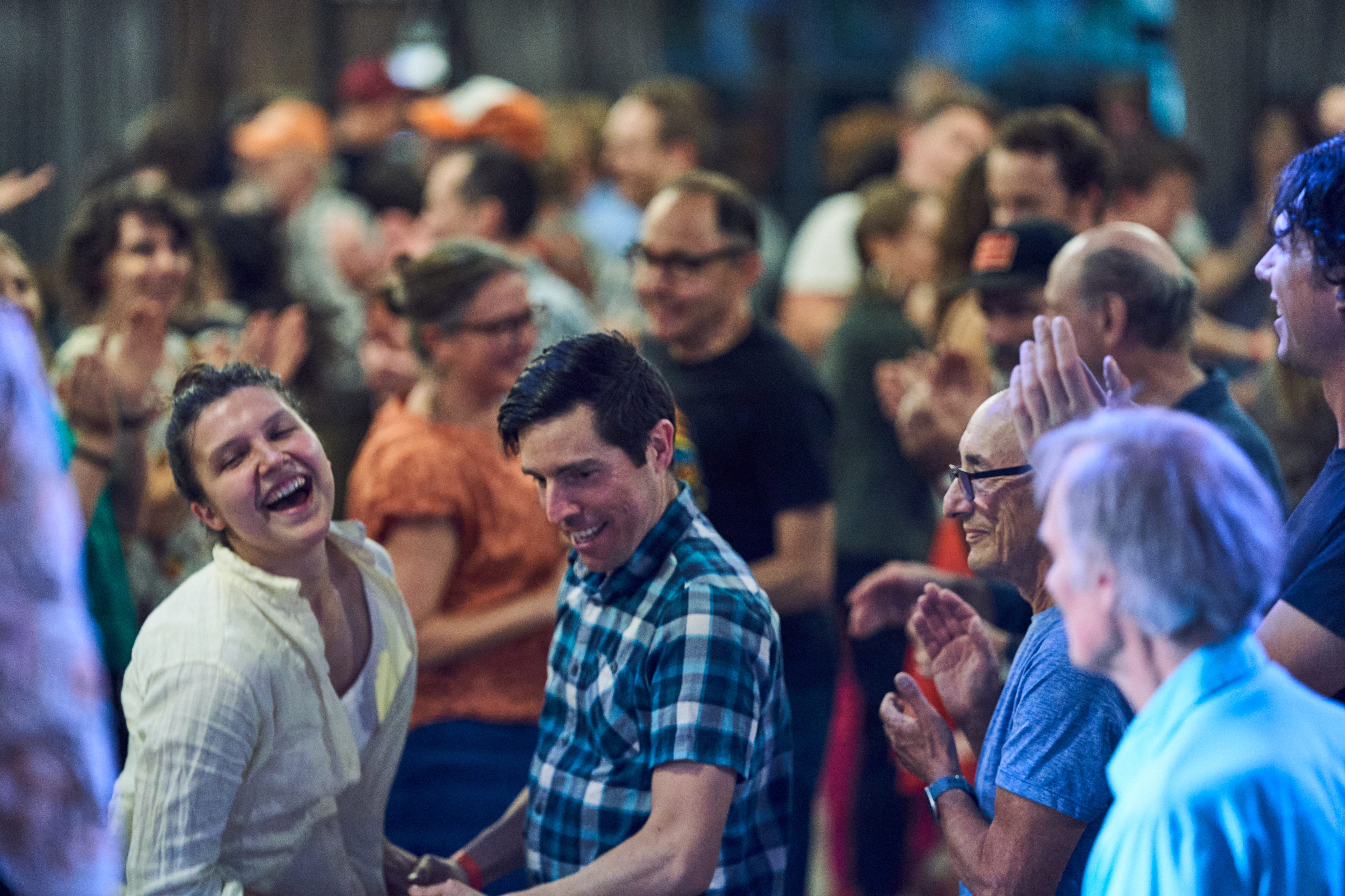 Dancers of all stripes and skill participate in the Dare...