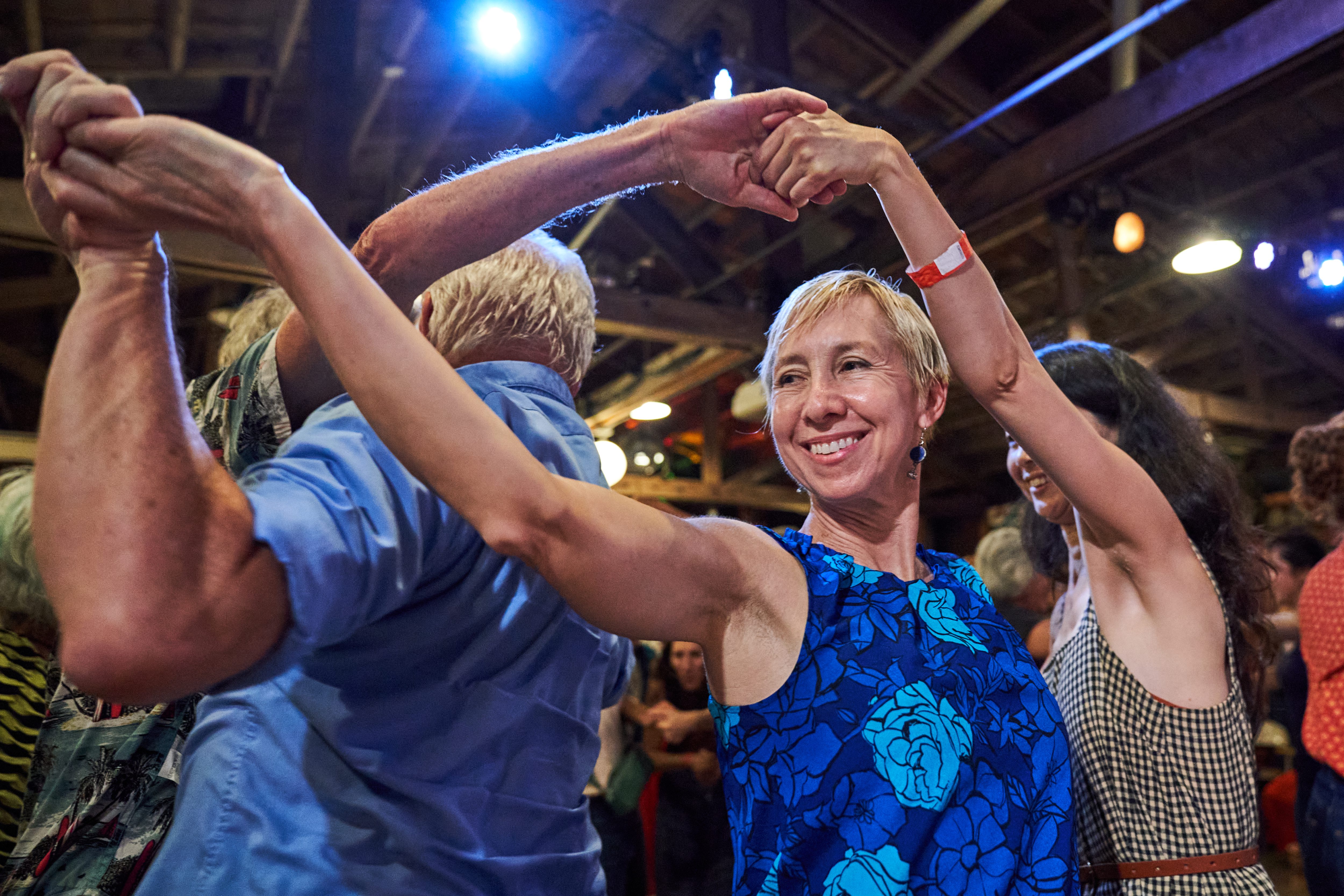 Dancers of all stripes and skill participate in the Dare...