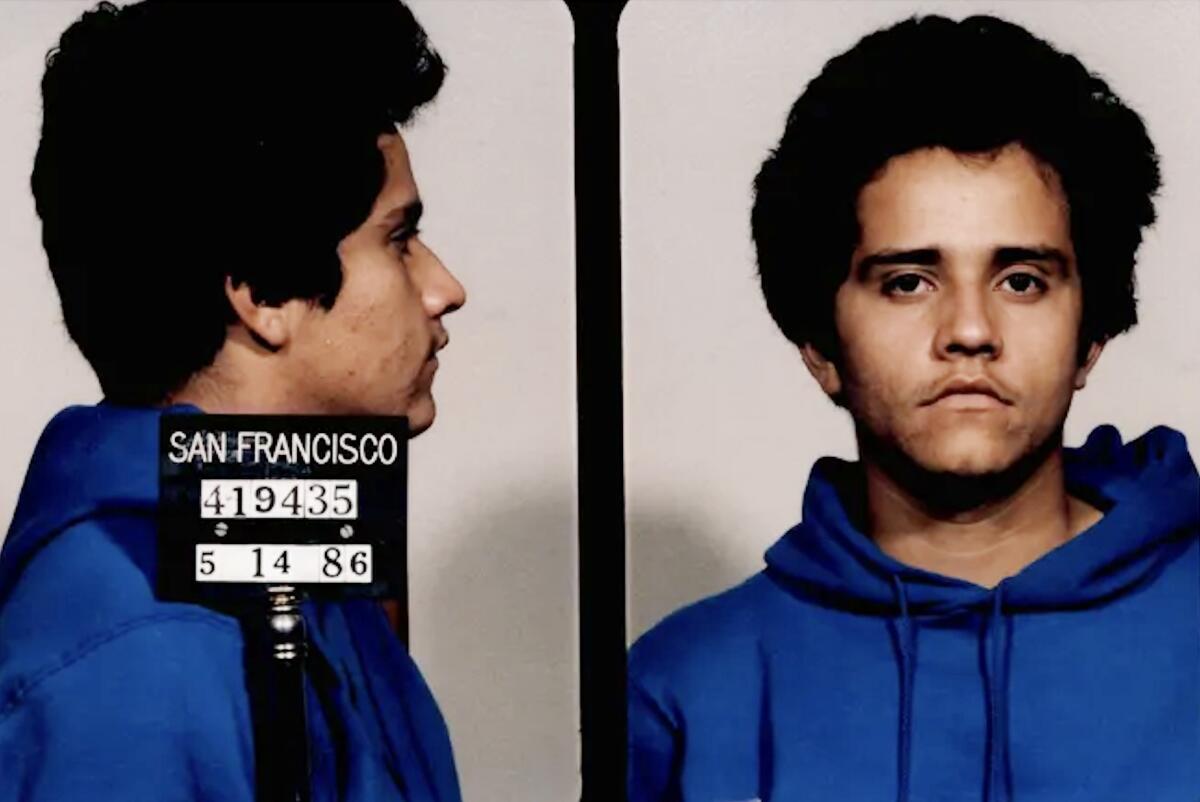 A 1986 booking photo of Nemesio Oseguera Cervantes, the cartel boss known as "El Mencho."