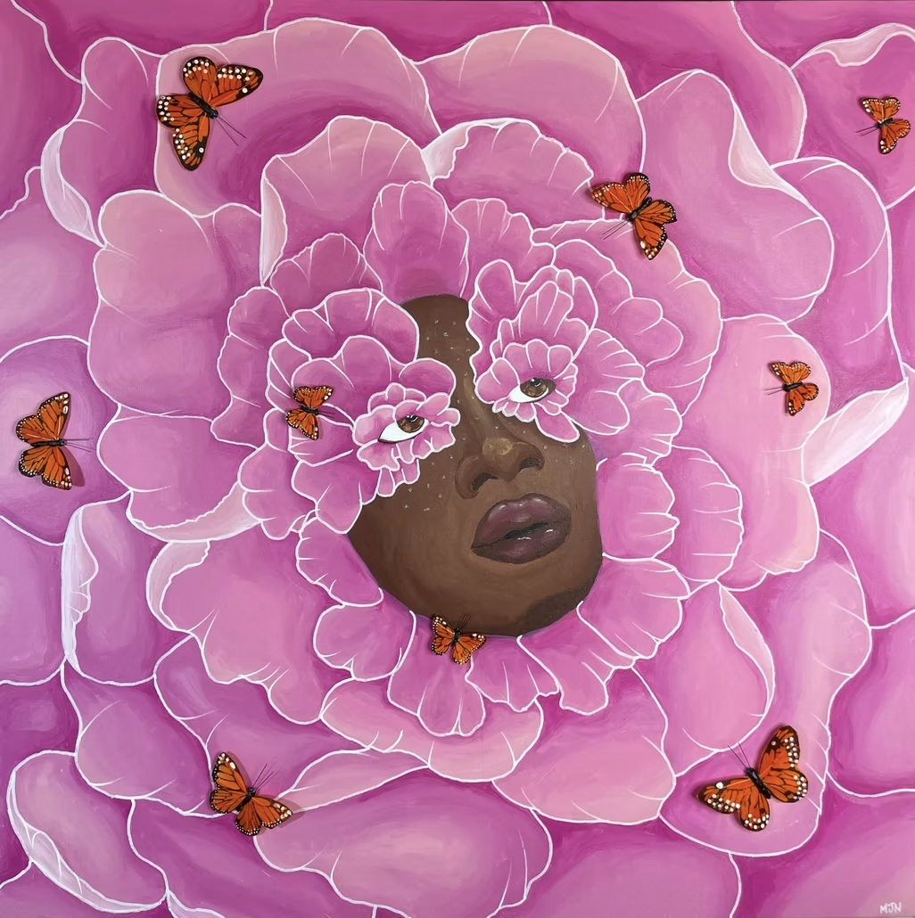 “In Bloom” by Marie-JosÃ© will be among the works displayed...