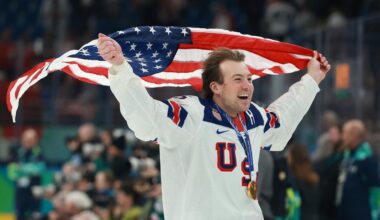 Charlie McAvoy brings Long Beach to Italy as friends and family follow his gold run for U.S. hockey