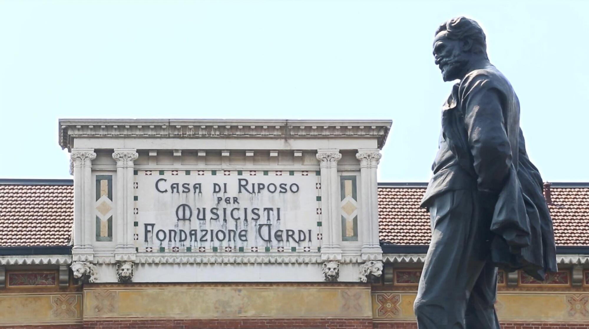 Milan's Casa Verdi, a retirement home for musicians depicted in "Viva Verdi!"