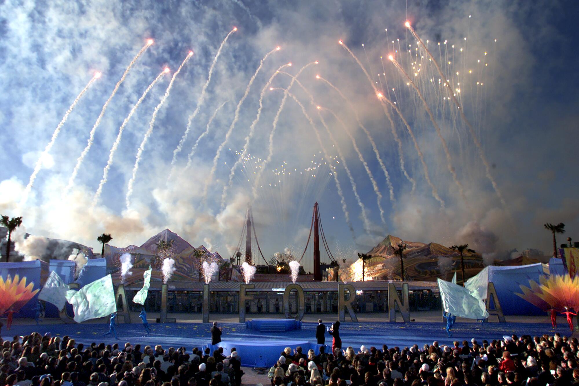 The grand opening of Disney's California Adventure