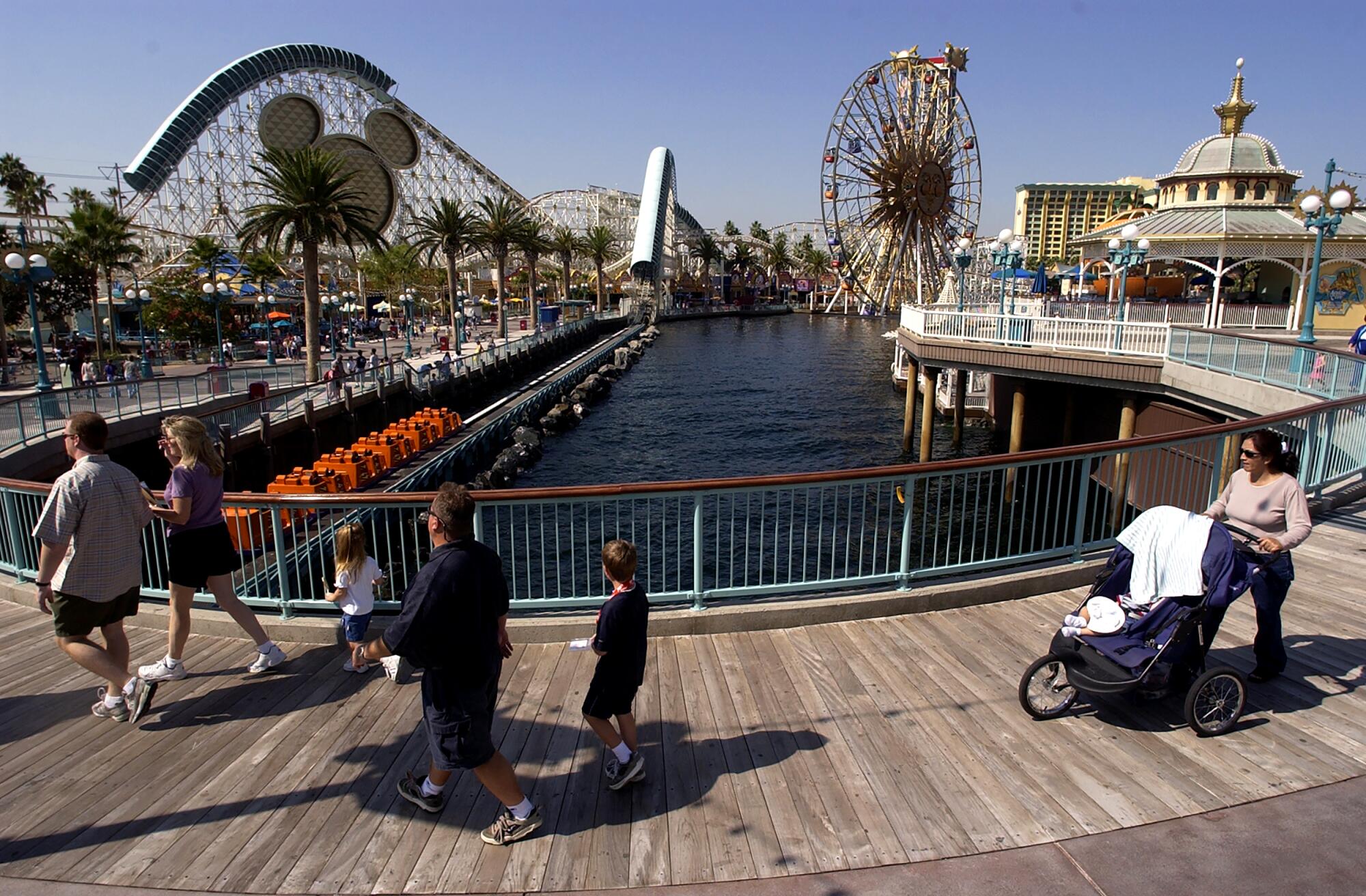 Paradise Pier at California Adventure in 2002. 