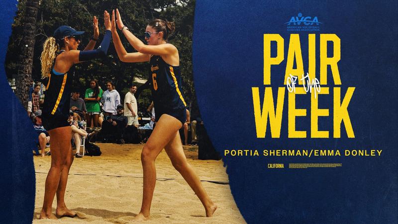 Donley, Sherman Named National Pair Of The Week