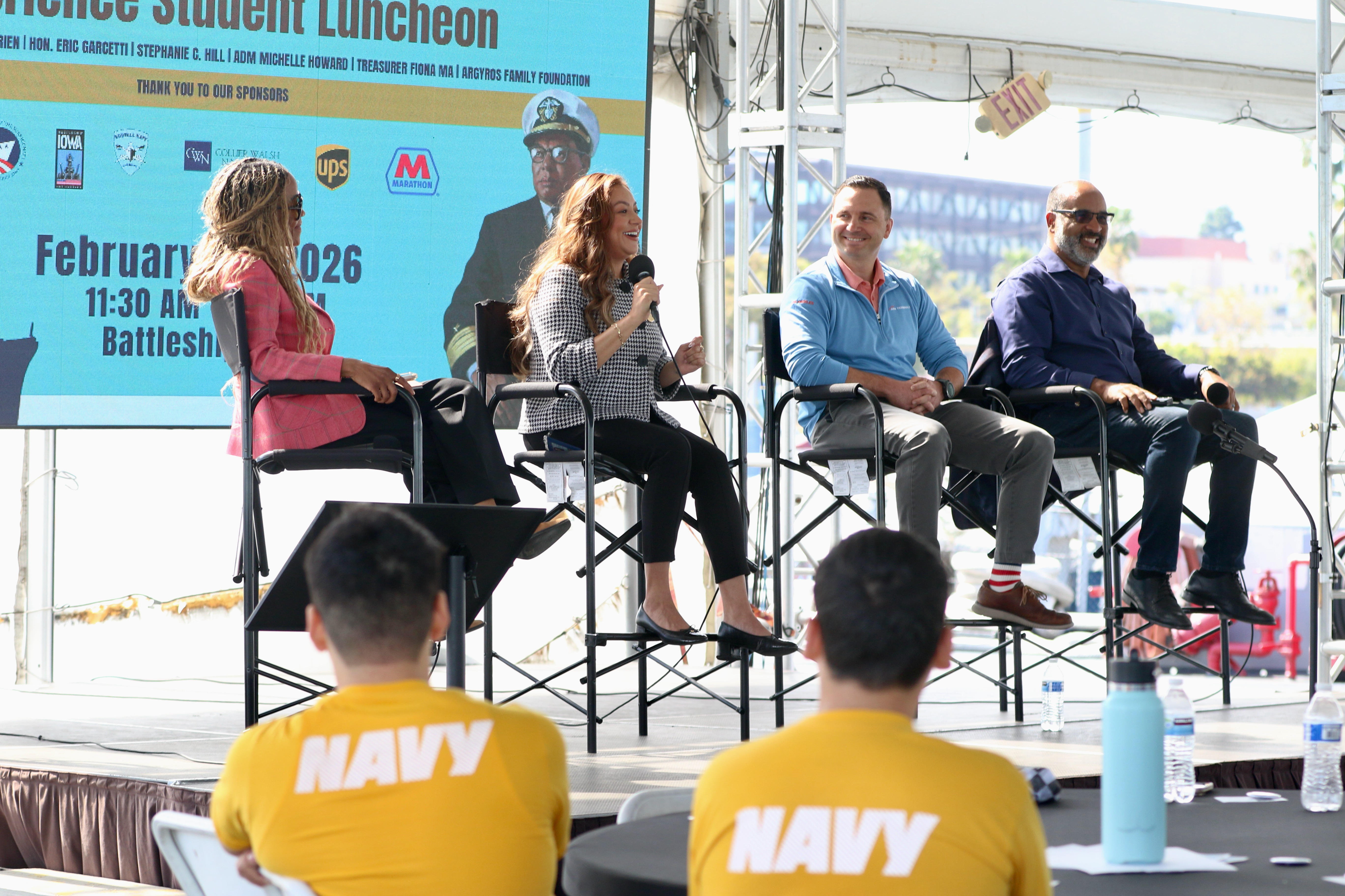 Navy JROTC students from Lakewood High School are part of...