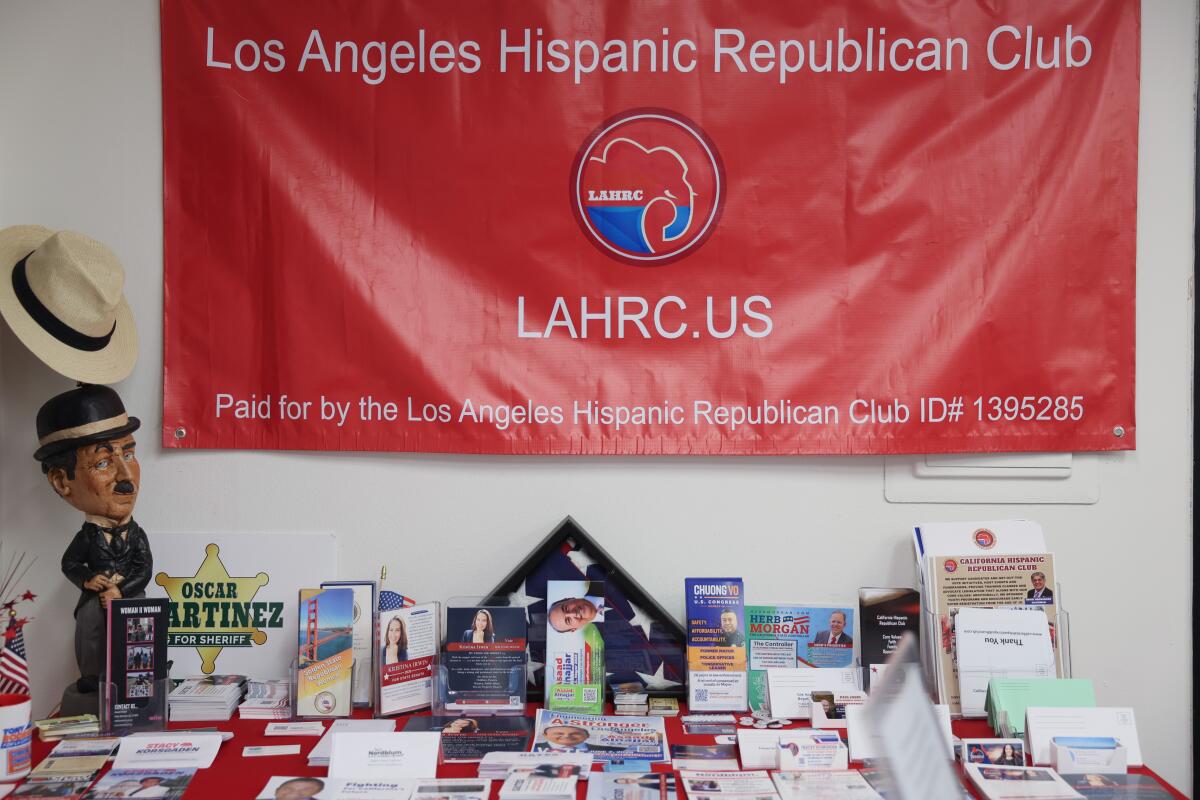 Various political flyers for various Republican candidates