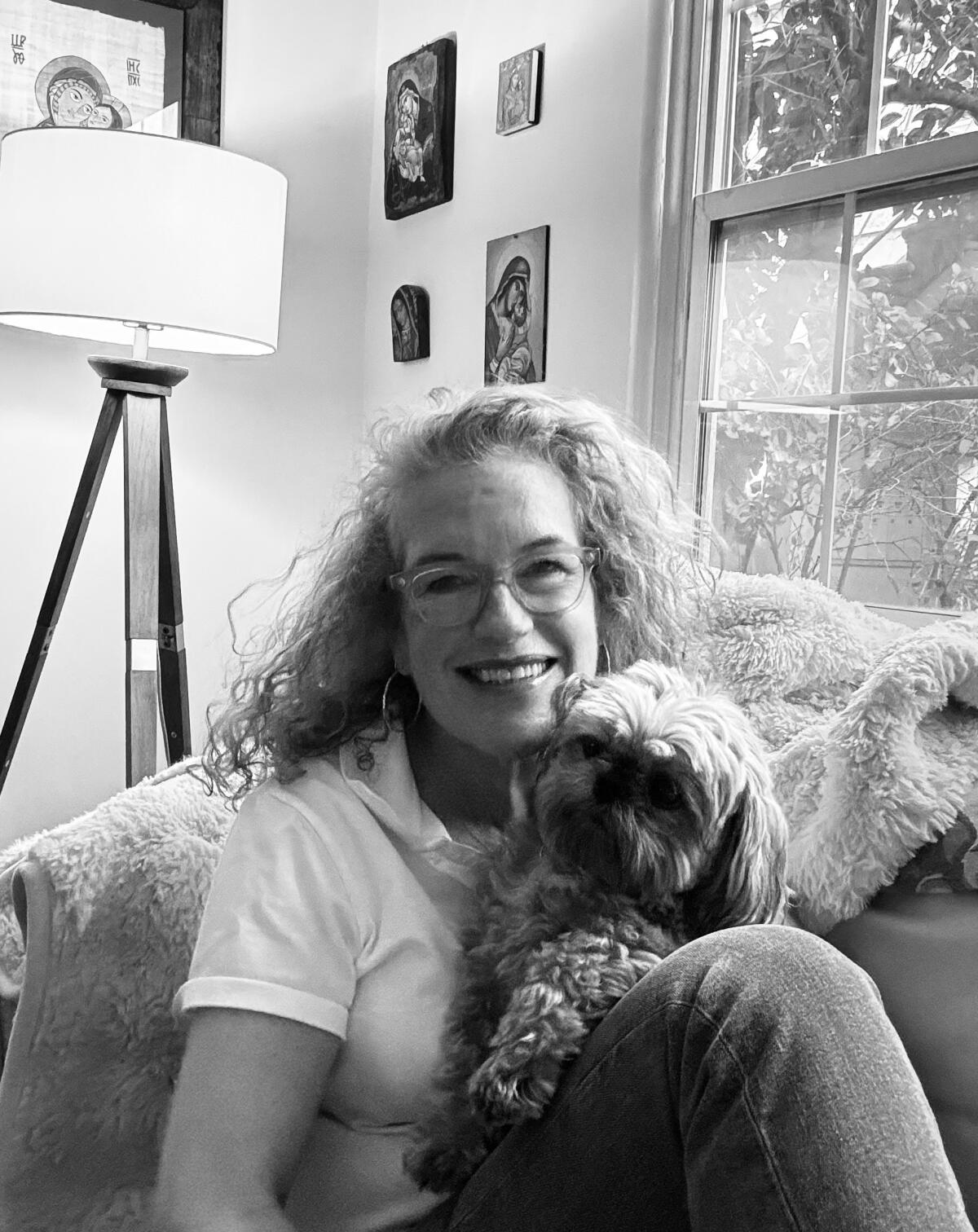 Laura McVay and her dog