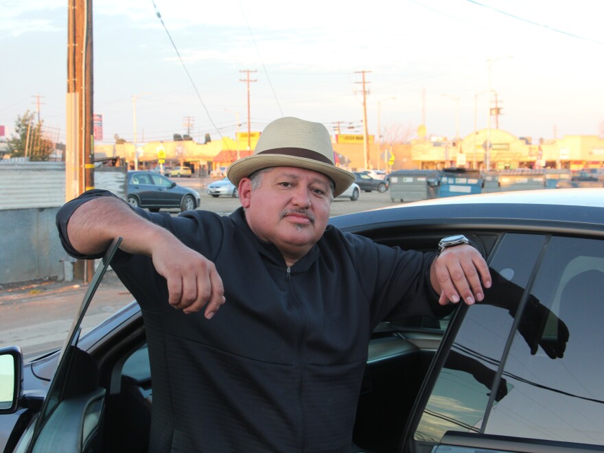 Rey León is the mayor of Huron, California, home to many farmworkers who aren't yet sure what they will get out of solar coming to the region.